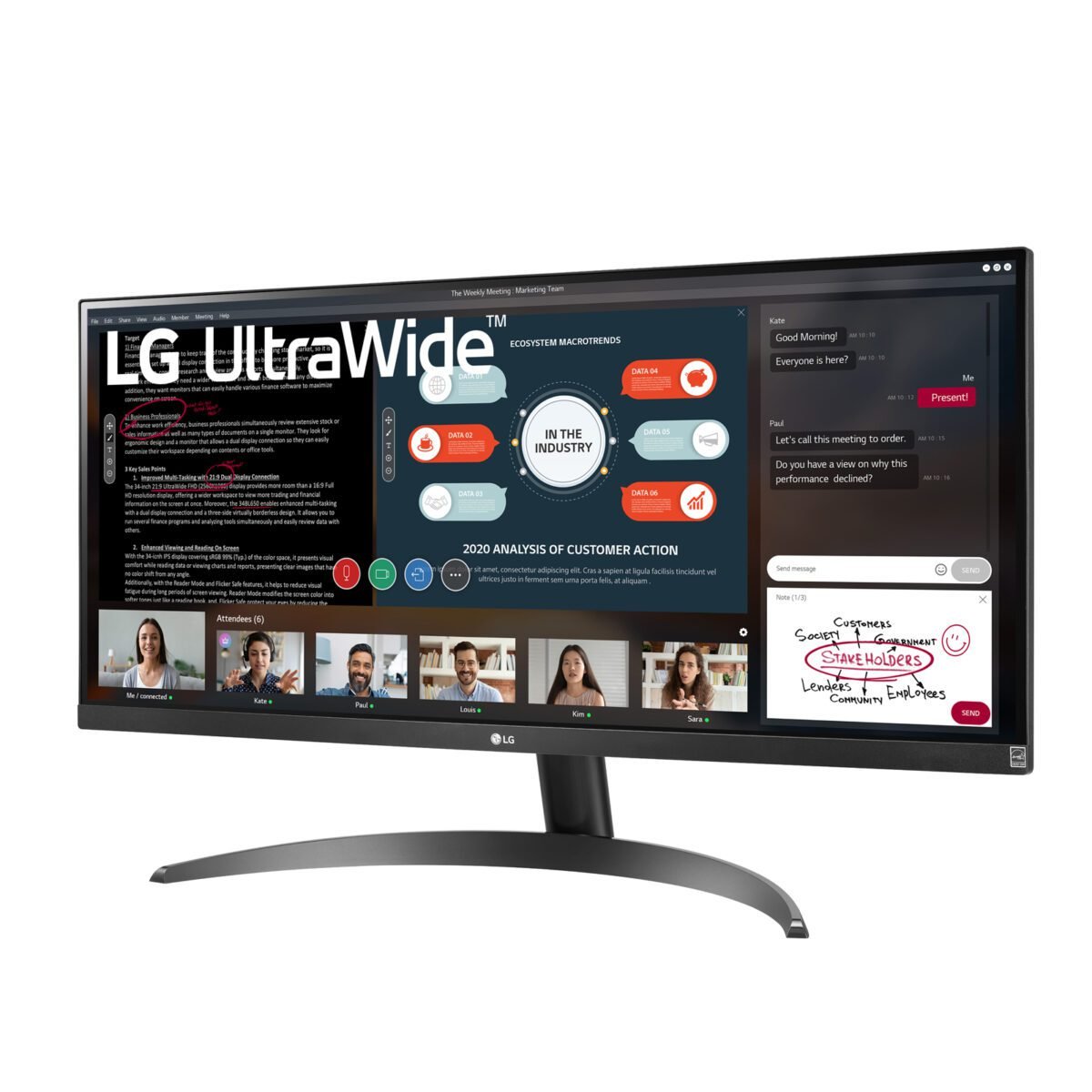 0001248633 1 Monitor 29" LG 29WP500-B FHD IPS UltraWide