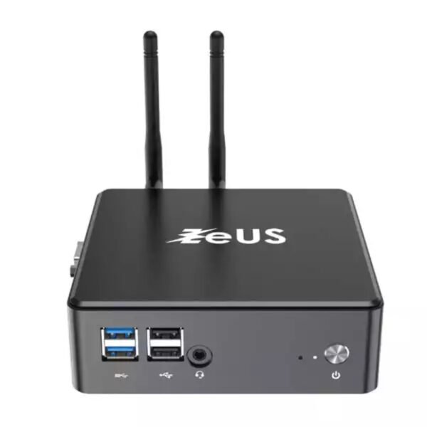 Mini PC Zeus MPI10-i523 Intel i5-1145G7 4C 4.4 GHz/8GB/512GB/LAN/Dual WiFi/BT/HDMI/DP/USB C/ext ANT