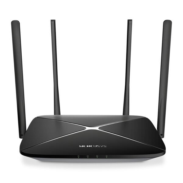 Wireless Router Mercusys AC12G AC1200/867Mb/s/ext x 4/2.4-5Ghz/1WAN/3LAN Gigabit