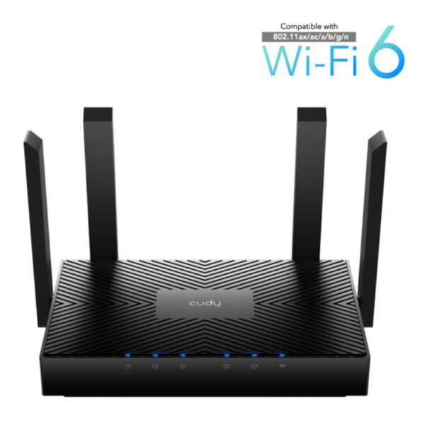 Cudy WR3000 AX3000 Dual Band 2.4+5Ghz Wi-Fi Ruter 1W/4LAN Gbit,4x5dBi 160MHz, Wisp/AP/REP