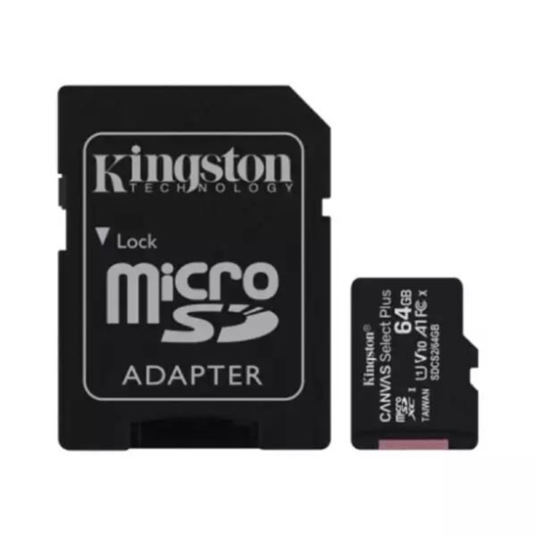 Kingston Micro SD Kartica 64GB + SD adapter SDCS2/64GB class 10