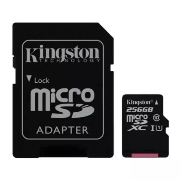 Kingston Micro SD Kartica 256GB + SD adapter SDCS2/256GB class 10