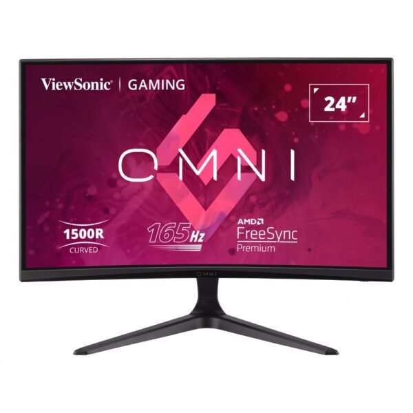 Monitor 24" ViewSonic Omni VX2418C 1920x1080/Full HD/165Hz/1ms/HDMI/DP/Curved