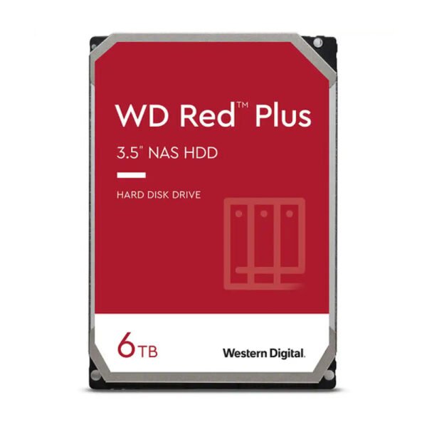 Hard disk 6TB SATA3 Western Digital Caviar 256 MB WD60EFPX Red Plus