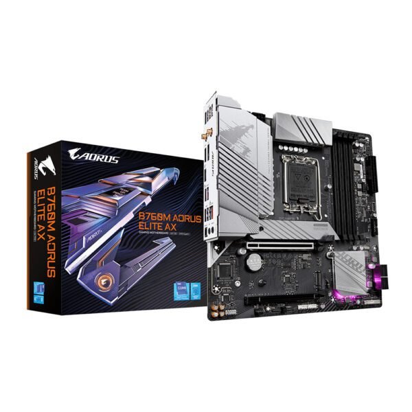 Matična ploča 1700 Gigabyte B760M AORUS ELITE AX DDR5 HDMI/DP/M.2