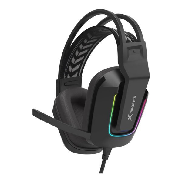 Slušalice sa mikrofonom Xtrike GH712 RGB 3.5 mm crne