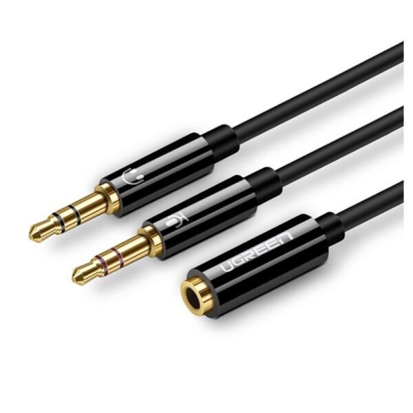 Aux kabl F/M2x3.5mm 0.2m Ugreen AV140
