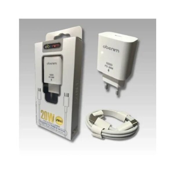 Kućni punjač fast Obenim OBA-10DP 20W sa Lightning kablom