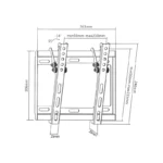 TV NOSAČ LED XF05SS 14-43"