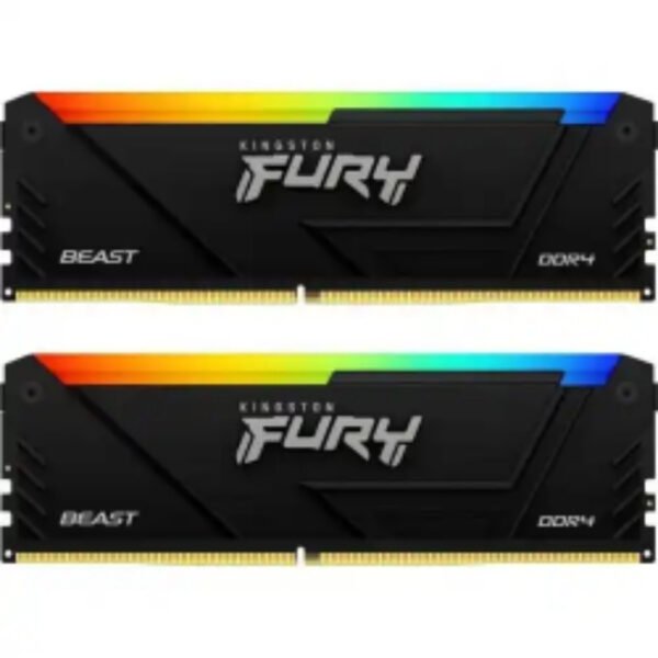 Memorija DDR4 32GB 3200MHz Kingston Fury Beast RGB KF432C16BB12AK2/32