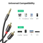 UGREEN AV102 3.5mm M. na 2RCA M audio kabl 2M - Slika 2