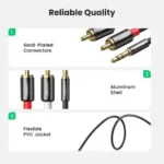 UGREEN AV102 3.5mm M. na 2RCA M audio kabl 2M - Slika 5