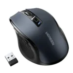 UGREEN MU006 Ergonomski bežični miš konturnog dizajna (crni) - Slika 3