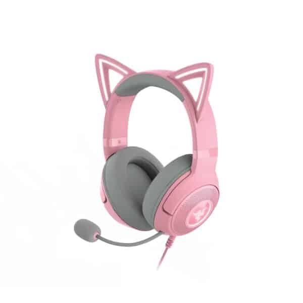 Slušalice sa mikrofonom RAZER Kraken Kitty V2 - Roze RGB