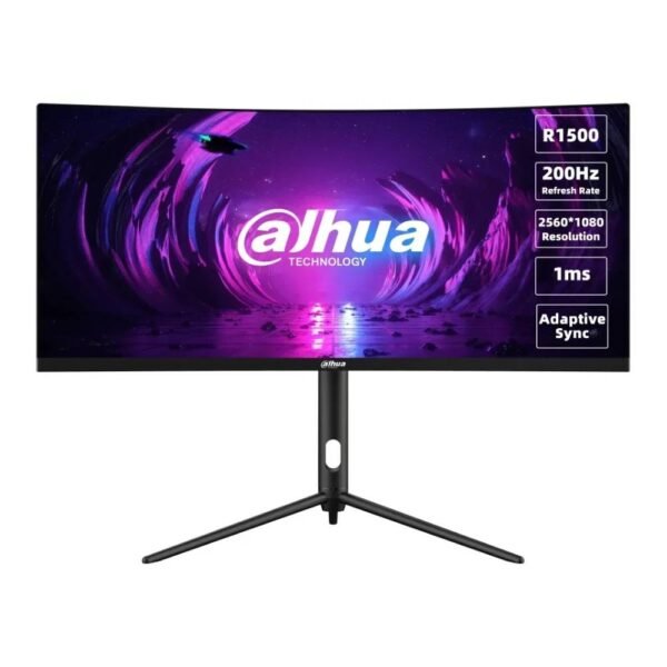 Monitor 30 Dahua LM30-E330CA 2560x1080/VA/21:9/200HZ/1ms/2xHDMI/DP/Curved