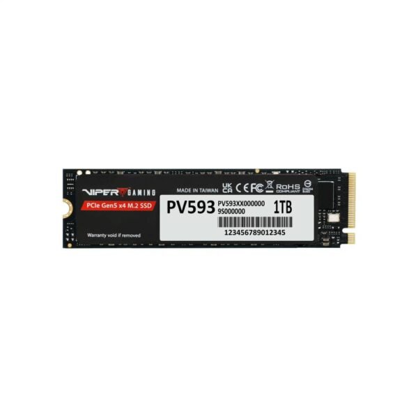 SSD M.2 NVMe 1TB Gen 5.0 Patriot PV593 14000MBs/13000MBs PV593P1TBM28H
