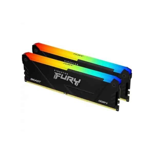Memorija DDR4 64GB 3600MHz (2x32) Kingston Fury Beast RGB KF436C18BB2AK2/64