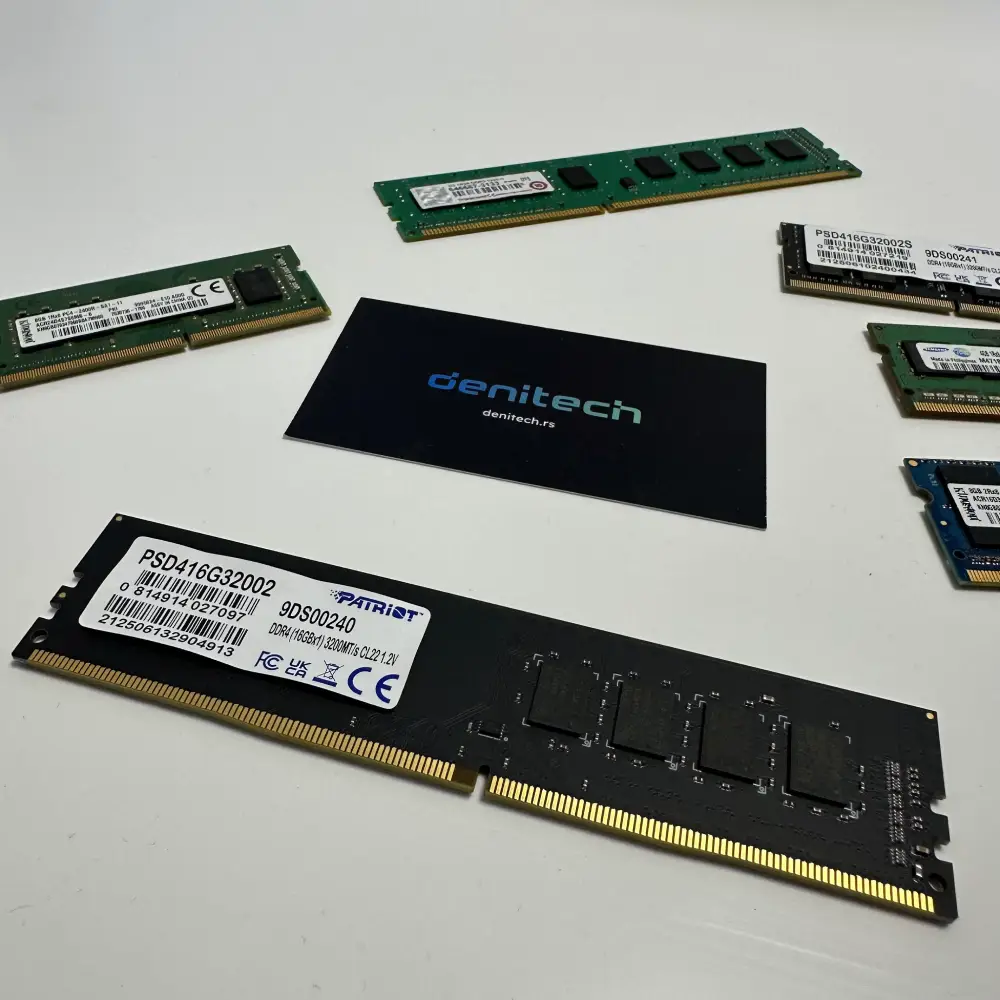 Top 5 RAM memorija za računar i laptop u 2025. godini