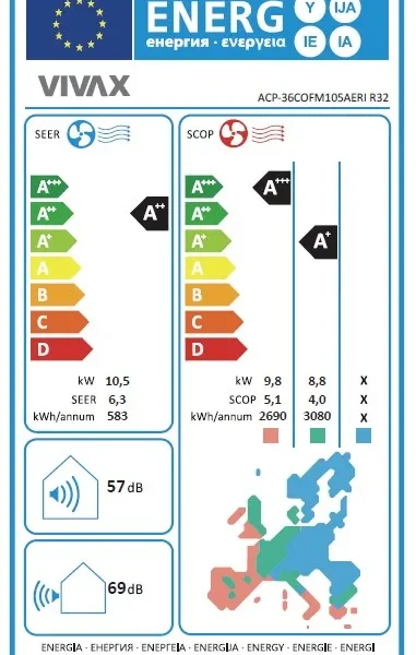 VIVAX COOL, klima ur.multi, ACP-36COFM105AERI2, spoljna jed