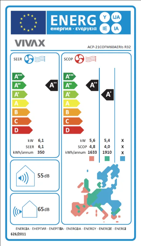 VIVAX COOL, klima ur.multi, ACP-21COFM60AERIs R32, vanjska