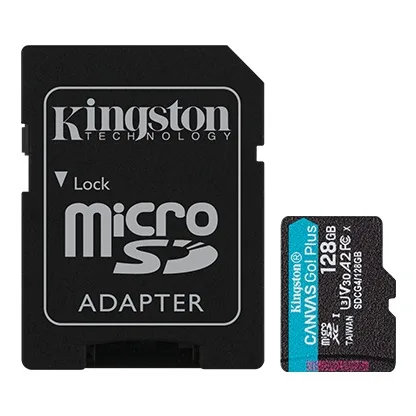 Kingston Canvas Go Plus 128GB microSD sa adapterom