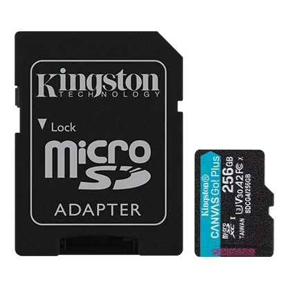 MICRO SD.256GB Kingston + SD adapter SDCG4, 256GB