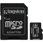 Kingston SDCS3 microSDXC memorijska kartica, 64 GB, sa SD adapterom