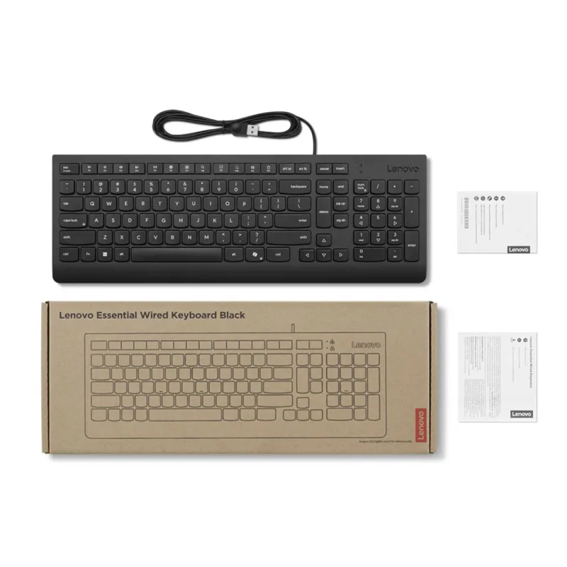 Lenovo tastatura žičana Essential YU, 4Y41R64673