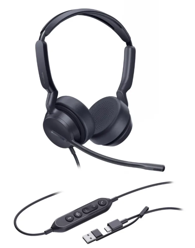 YEALINK UH42 Dual Teams USB-C, A Slušalice
