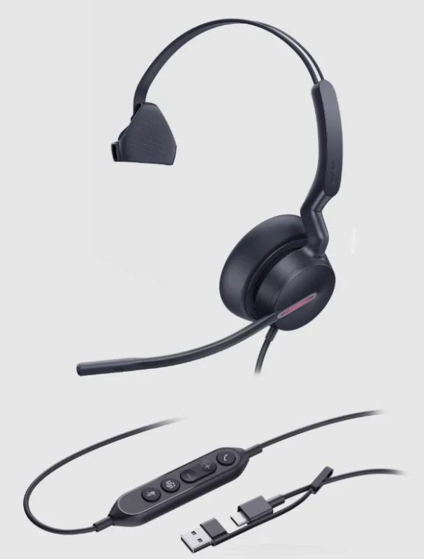 YEALINK UH46 Mono Teams USB-C, A Slušalice