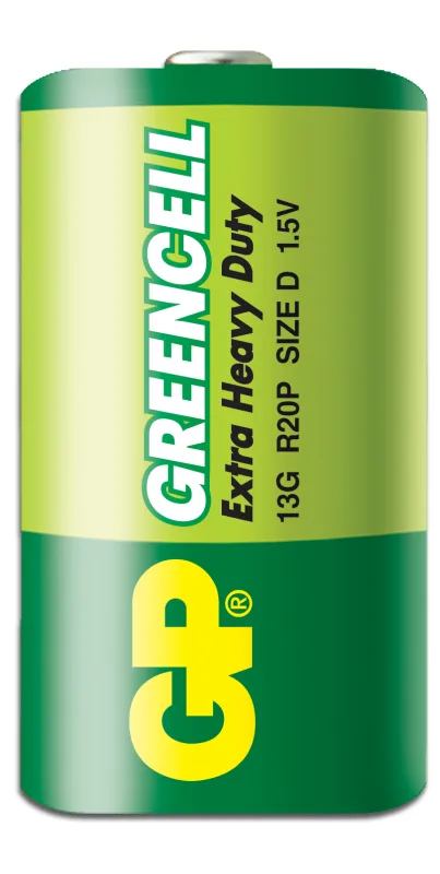 GP baterije R20-U2 D Zinc Carbon