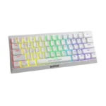 Tastatura Marvo Hecate 61R KG962 mehanička, crveni svičevi, pozadinsko osvetljenje bela - Slika 4