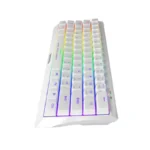 Tastatura Marvo Hecate 61R KG962 mehanička, crveni svičevi, pozadinsko osvetljenje bela - Slika 3