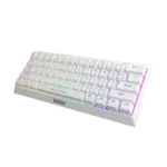 Tastatura Marvo Hecate 61R KG962 mehanička, crveni svičevi, pozadinsko osvetljenje bela - Slika 2