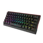 Tastatura Marvo Hecate 61R KG962 mehanička, crveni svičevi, pozadinsko osvetljenje crna - Slika 2