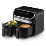 Airfryer Ufesa Thunder, dupla posuda 9 l (4,5 + 4,5 l), 11 programa, crni