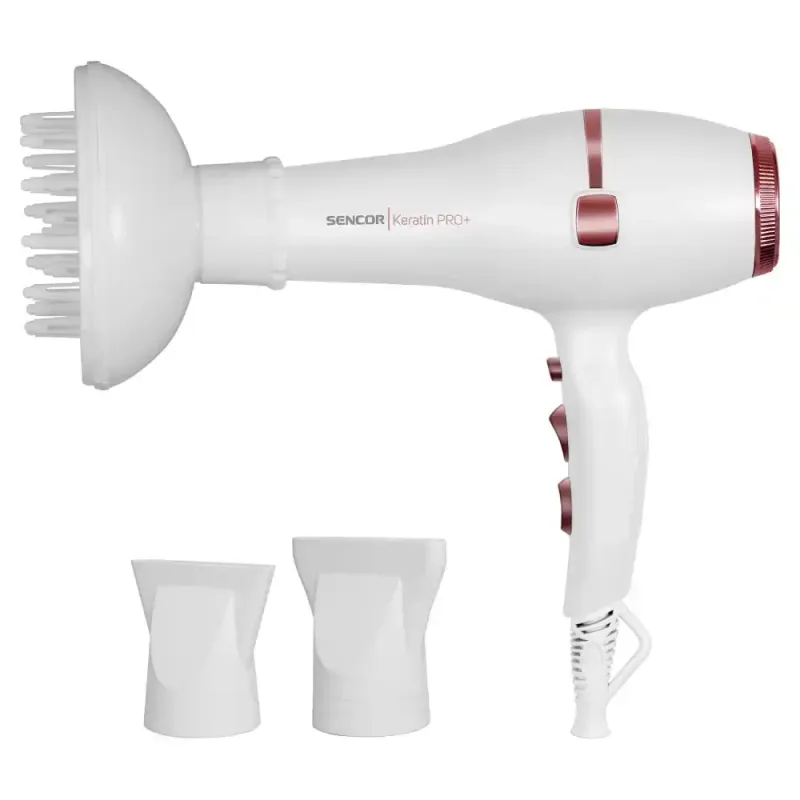 Fen za kosu Sencor SHD 8200GD, 2400 W, beli