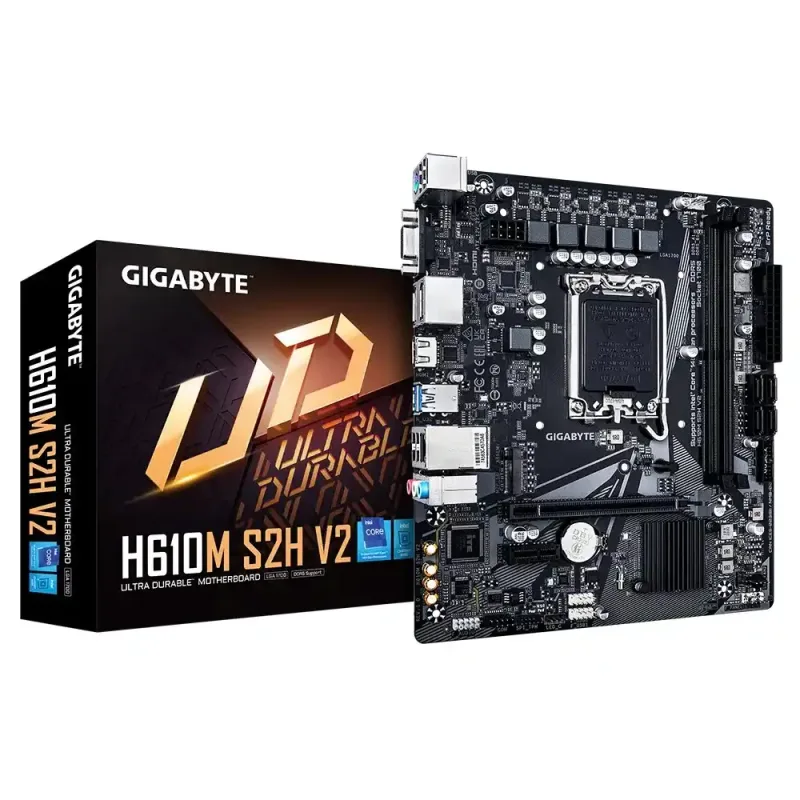 122404 Gigabyte H610M S2H V2 matična ploča | LGA 1700, DDR5, mATX - Slika 1
