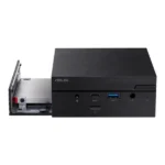 ASUS PN41 Celeron N4505 8GB 128GB SSD – mini desktop računar na beloj pozadini