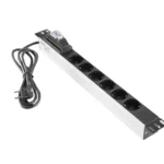 Mirsan MR.PRZ6S.SC PDU napojni panel | 6 utičnica, 19″, 1U