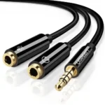 Audio kabl 3,5 mm 1xM/2xŽ Ugreen 0,2 m AV141