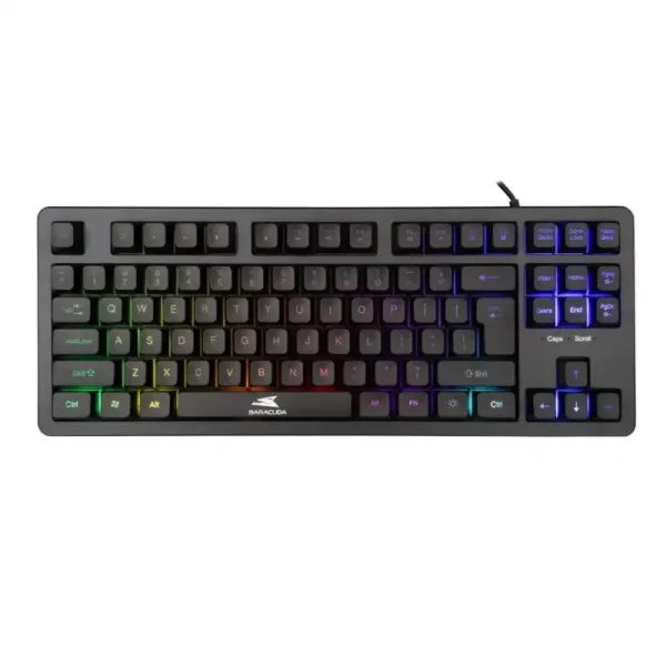 Baracuda KRILL 87 gaming tastatura, TKL, US, RGB, crna