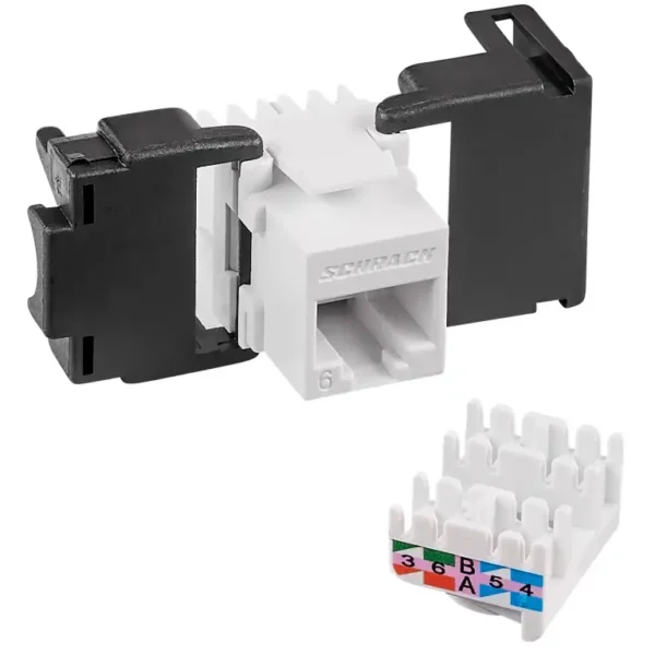 Modul RJ-45 kat. 6 UTP HSEMRJ6UWS Schrack