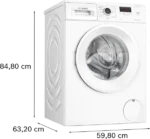 Mašina za pranje veša Bosch WGE02200BY, 7 kg, širina 60 cm - Slika 4