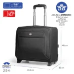 Kofer 15,6″ Port Designs Hanoi II Trolley CL | crna - Slika 3