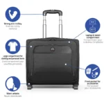 Kofer 15,6″ Port Designs Hanoi II Trolley CL | crna - Slika 2