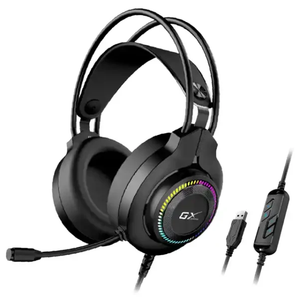 Genius HS-GX580U USB gaming slušalice sa mikrofonom, RGB, crne