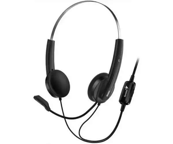 Genius HS-220U crne USB-C slušalice sa mikrofonom