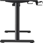 Defender Volt gaming sto 110 × 60 cm, električno podesiv, crni - Slika 4