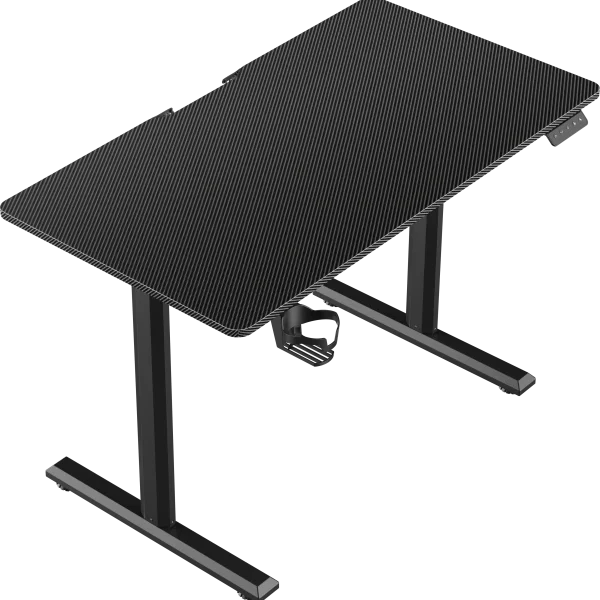 Defender Volt gaming sto 110 × 60 cm, električno podesiv, crni